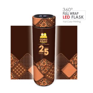 BS07009 Batik Harmony LED Flask