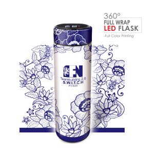 BS07009 Batik Garis LED Flask