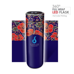 BS07009 Malaya Hibiscus LED Flask