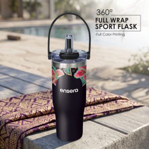 BS00046 Malaya Hibiscus Sport Flask
