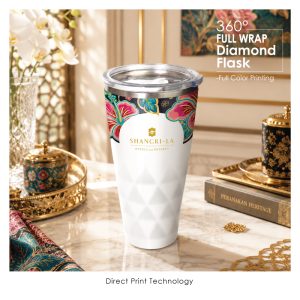 BS00040 Malaya Hibiscus Diamond Flask
