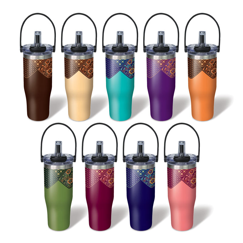 BS00046 Batik Harmony Sport Flask - Image 2