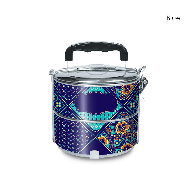 BS00048 Batik Harmony 2 Tier Tiffin - Image 5