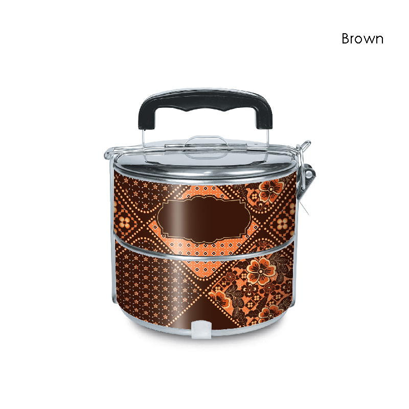 BS00048 Batik Harmony 2 Tier Tiffin - Image 6