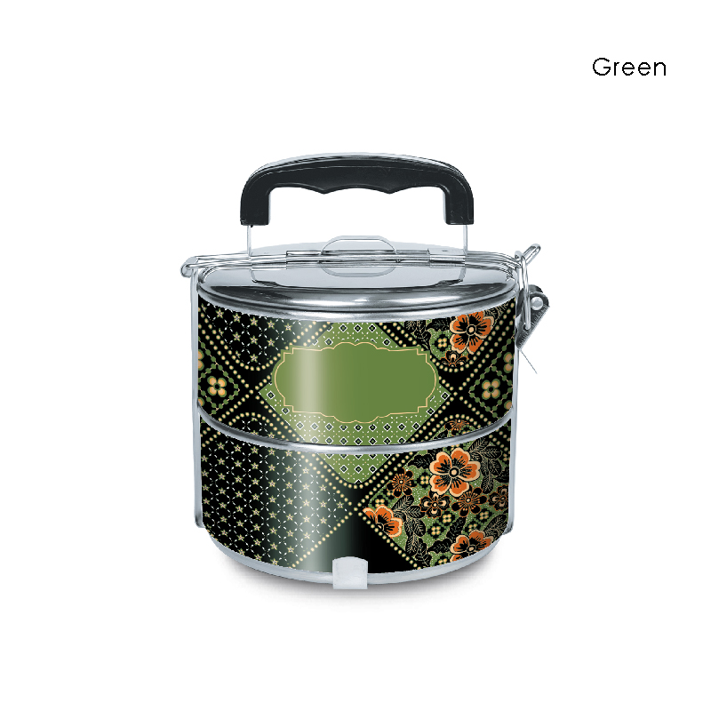 BS00048 Batik Harmony 2 Tier Tiffin - Image 7