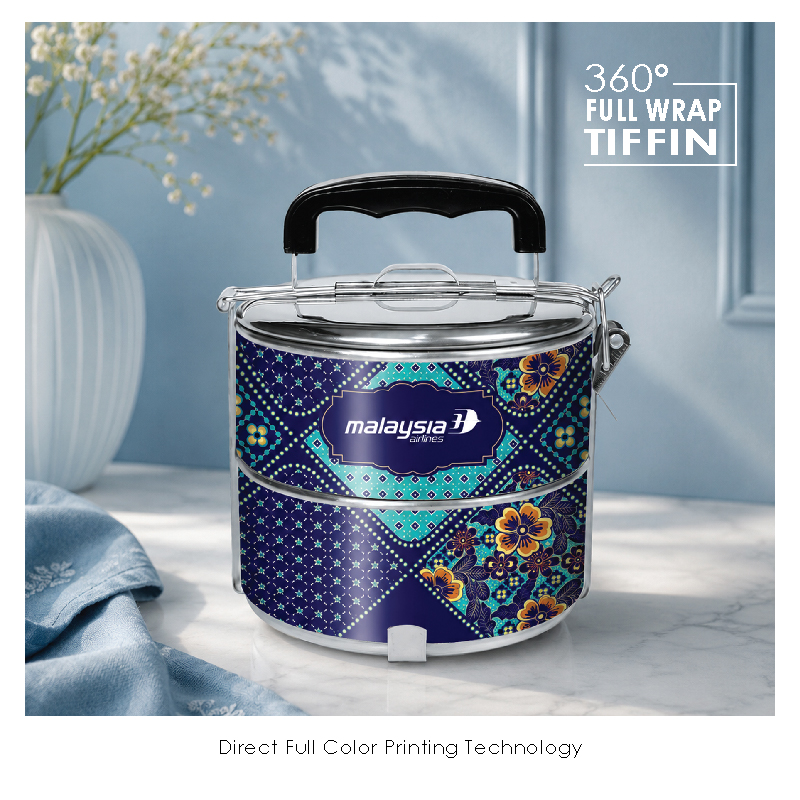 BS00048 Batik Harmony 2 Tier Tiffin