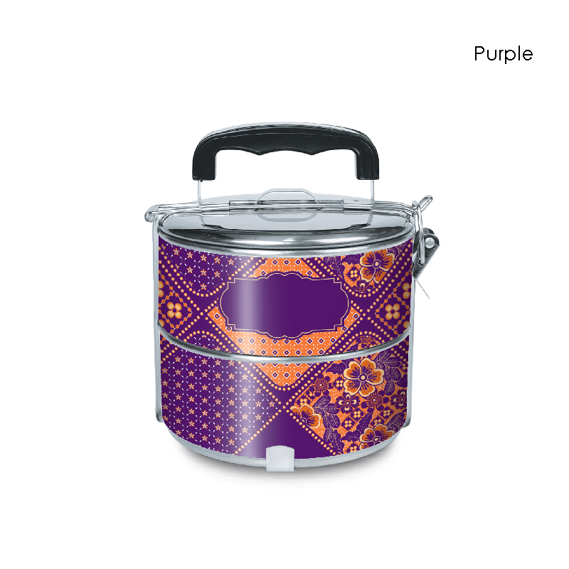 BS00048 Batik Harmony 2 Tier Tiffin - Image 8
