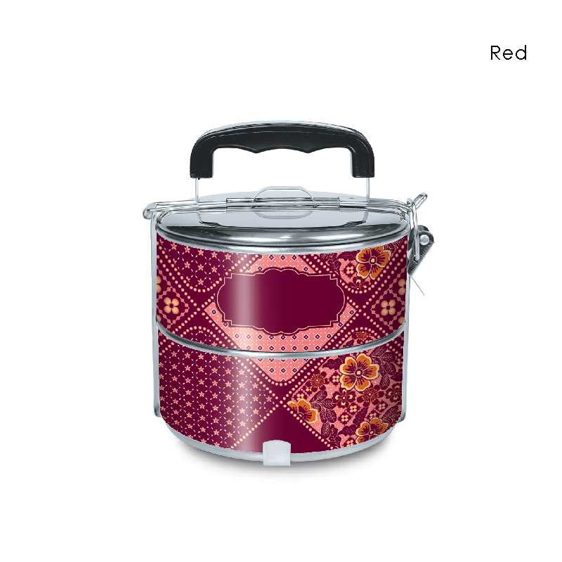 BS00048 Batik Harmony 2 Tier Tiffin - Image 9