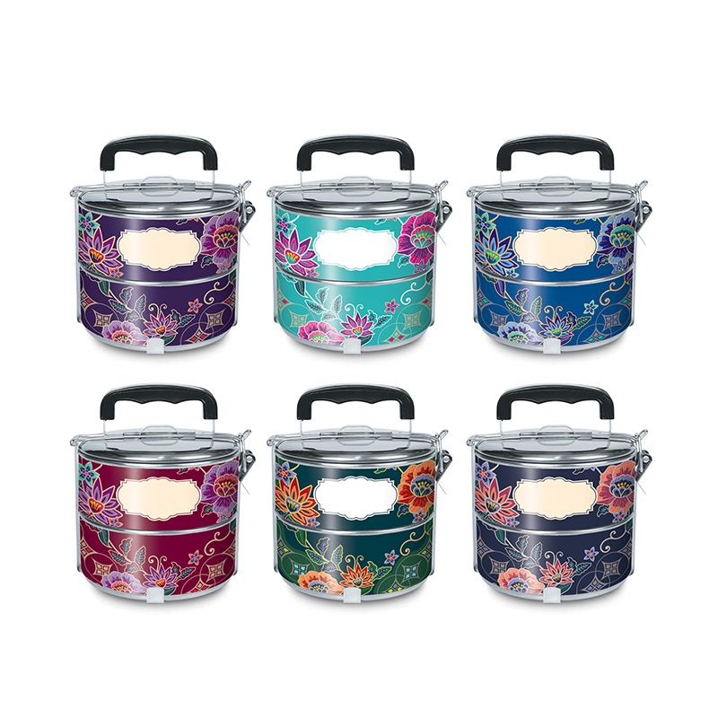 BS00048 Batik Peranakan 2 Tier Tiffin - Image 2