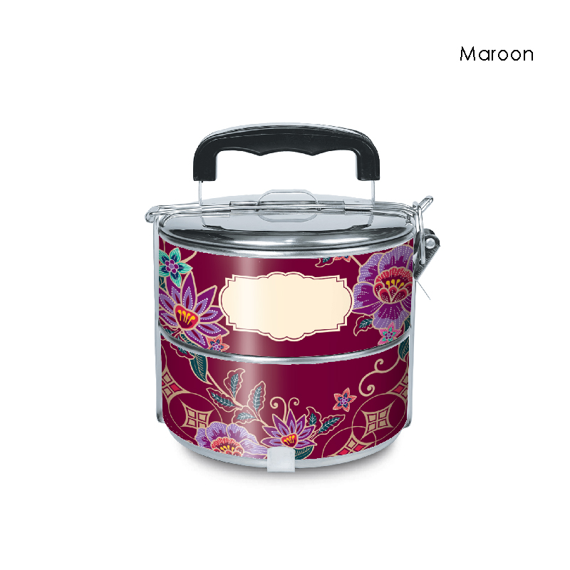 BS00048 Batik Peranakan 2 Tier Tiffin - Image 7
