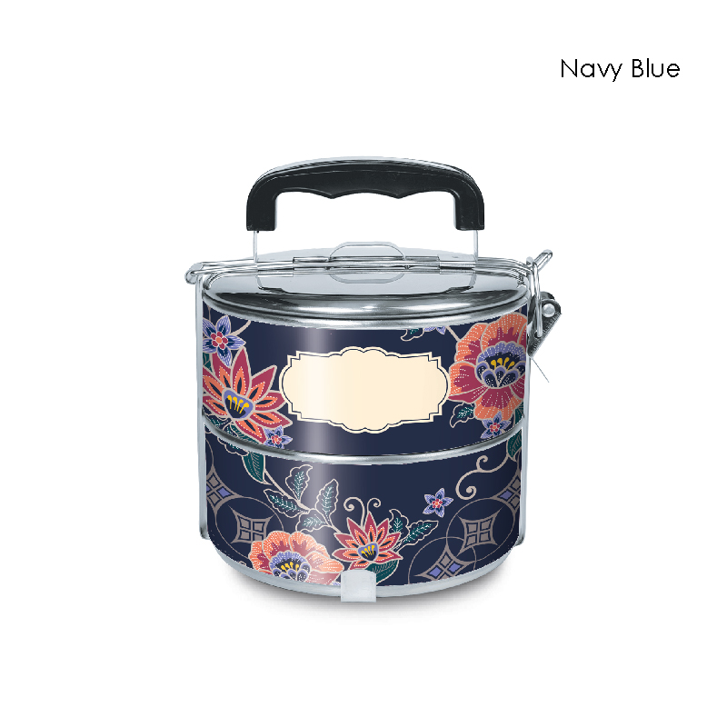 BS00048 Batik Peranakan 2 Tier Tiffin - Image 8