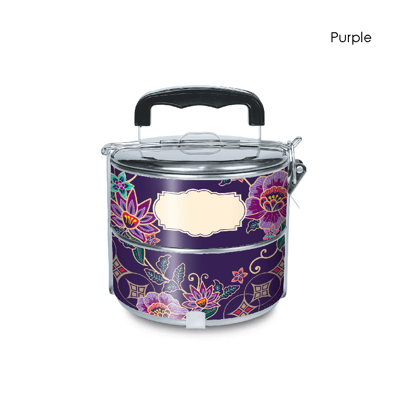 BS00048 Batik Peranakan 2 Tier Tiffin - Image 9