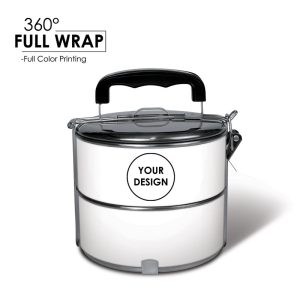 BS00048 Custom Design 2 Tier Tiffin