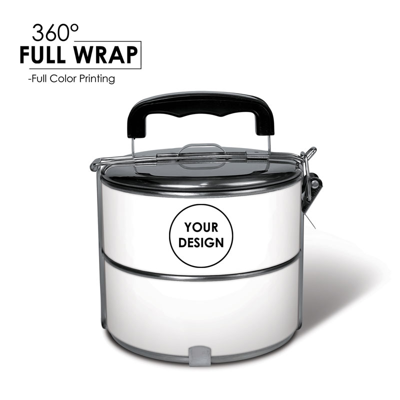 BS00048 Custom Design 2 Tier Tiffin