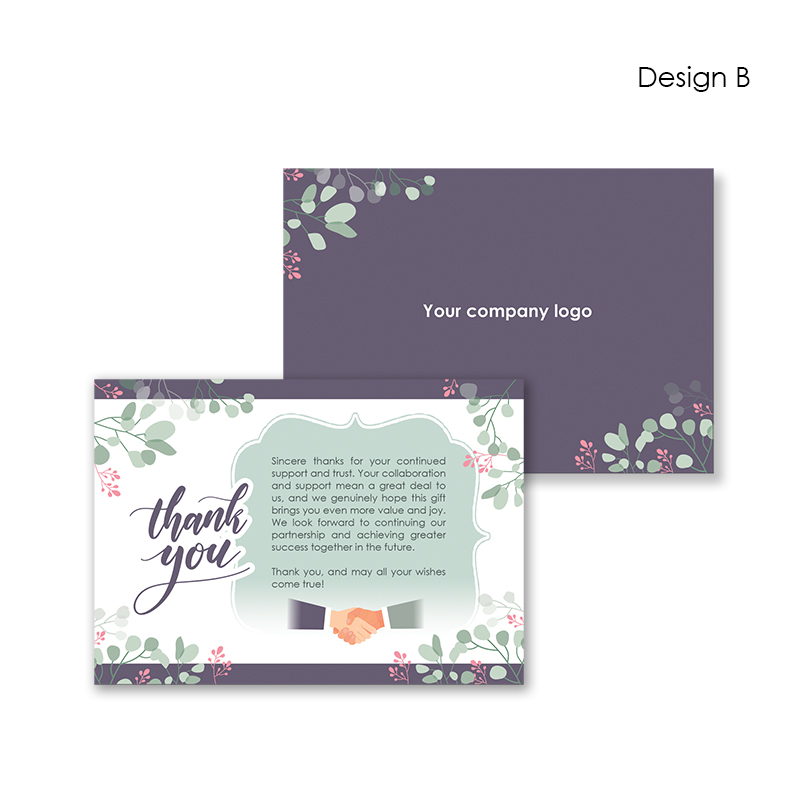 A6 Thank You Card Design Option - Image 3