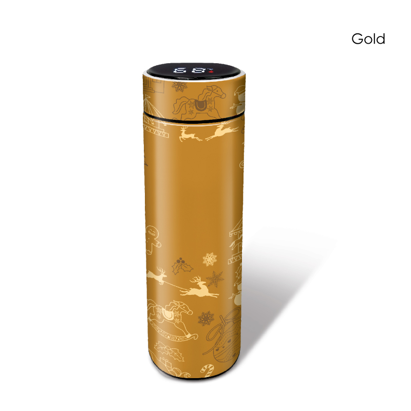 BS07009_Christmas Wonderland_Stainless Steel Thermos Flask 500ml with LED_Full Color Printing - Image 7