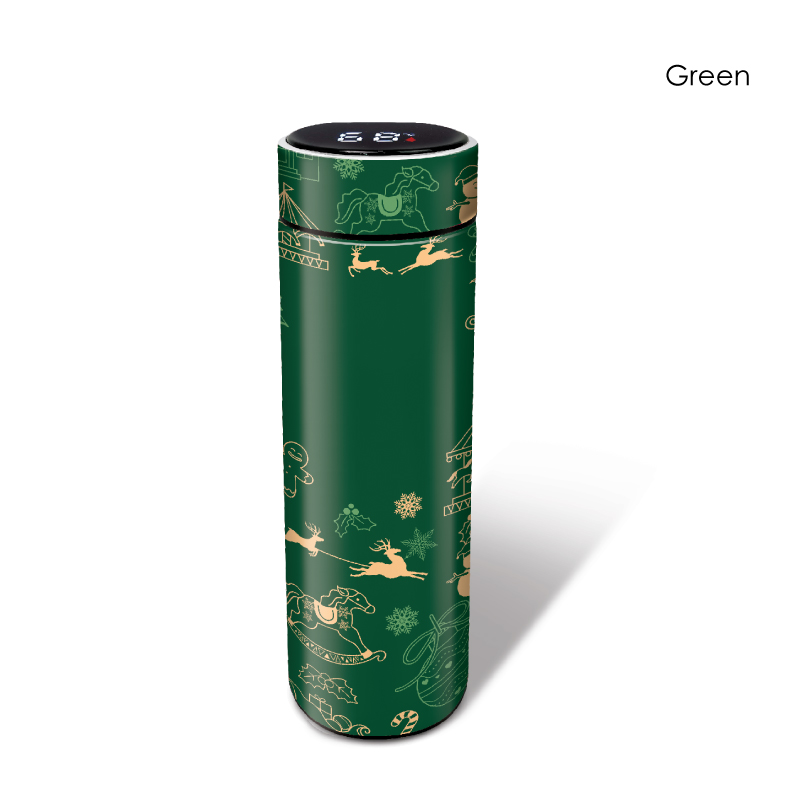 BS07009_Christmas Wonderland_Stainless Steel Thermos Flask 500ml with LED_Full Color Printing - Image 8