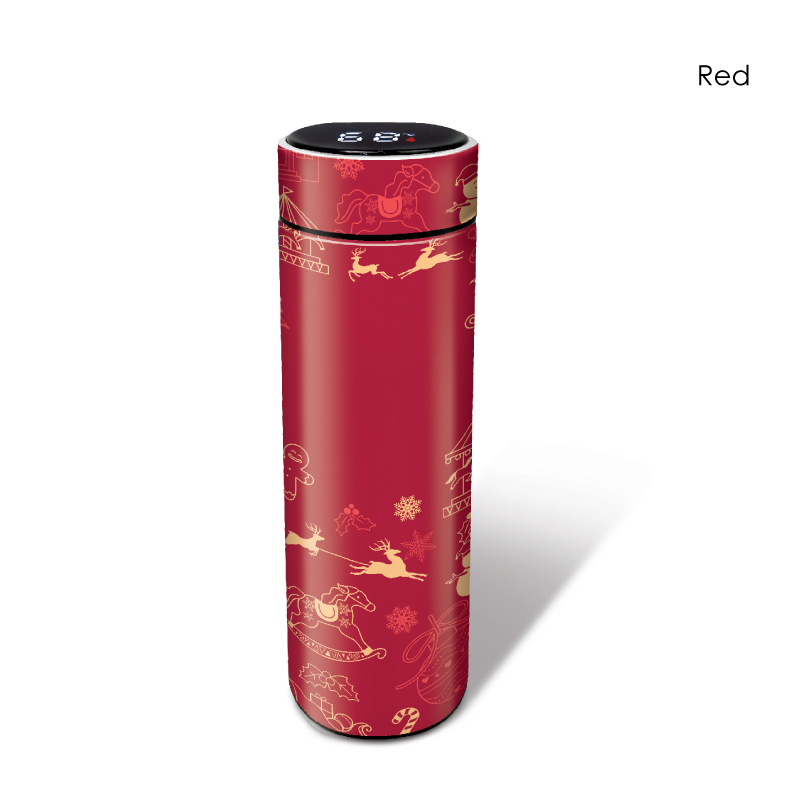 BS07009_Christmas Wonderland_Stainless Steel Thermos Flask 500ml with LED_Full Color Printing - Image 9