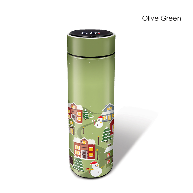 BS07009_Winter Village _Stainless Steel Thermos Flask 500ml with LED_Full Color Printing - Image 10