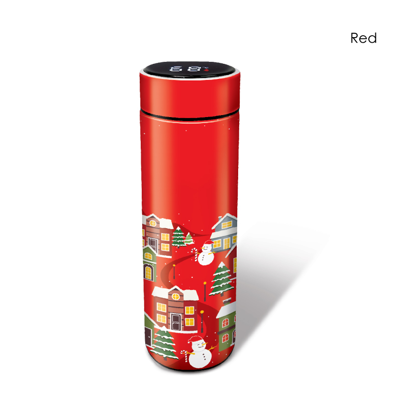 BS07009_Winter Village _Stainless Steel Thermos Flask 500ml with LED_Full Color Printing - Image 8