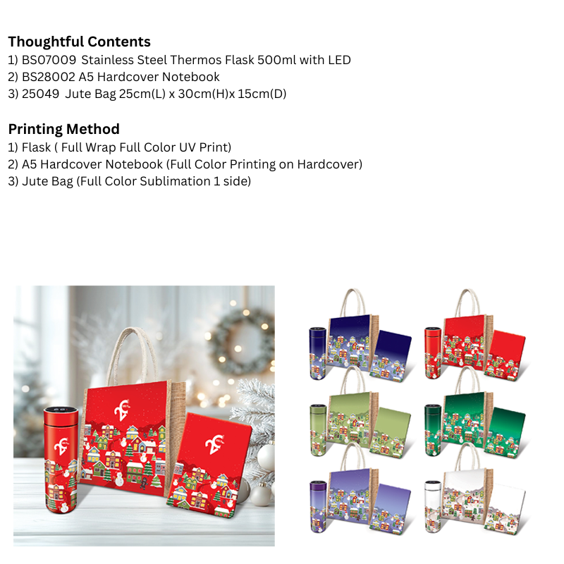 BS29107_Winter Village 3 in 1 Gifts set – Custom Made - Image 9