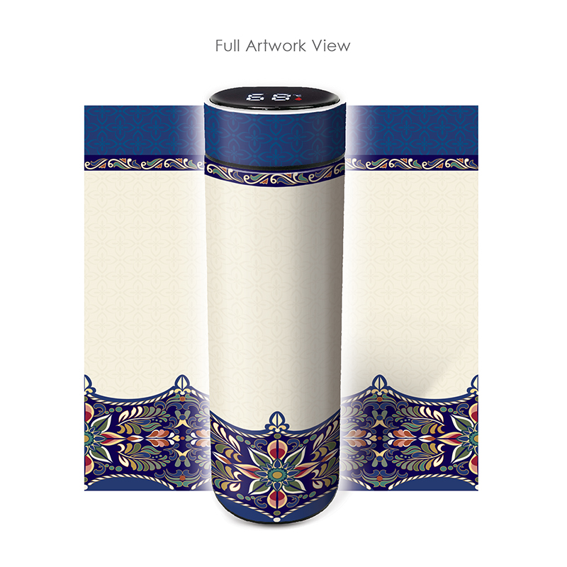 BS07009 Wau Warisan Malaysia_Stainless Steel Thermos Flask 500ml with LED-Full Color Printing - Image 3